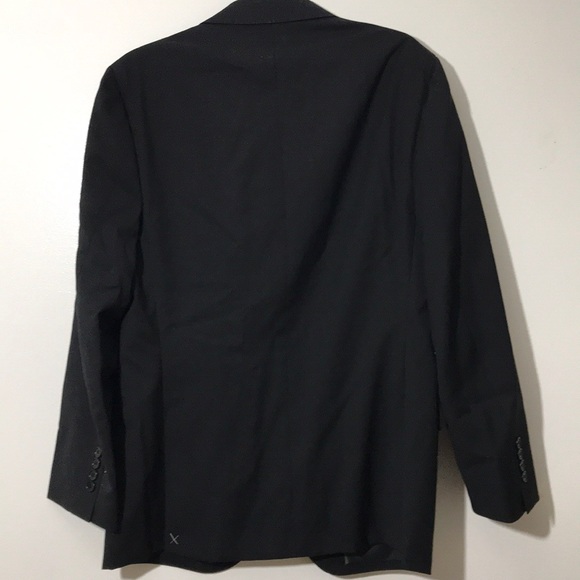 DKNY Black Wool Modern Fit Men’s 2 Button Blazer Sz 38 - Picture 2 of 6